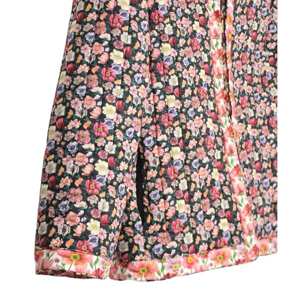 Sea New York Leslie Quilted Floral Cotton Jacket Pink Black Size Small - Picture 9 of 16